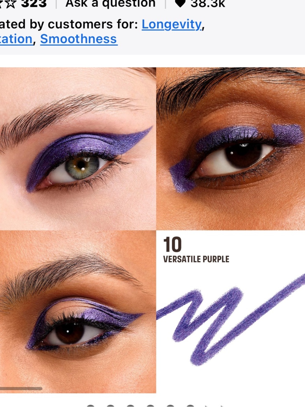 Make Up For Ever Versatile Purple Aqua Resist Color Pencil